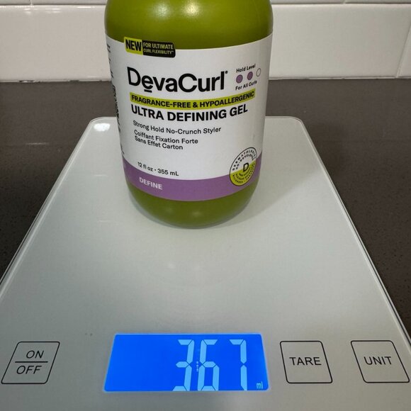 DevaCurl Ultra Defining Gel Strong Hold No-Crunch Styler 12oz - Picture 2 of 5